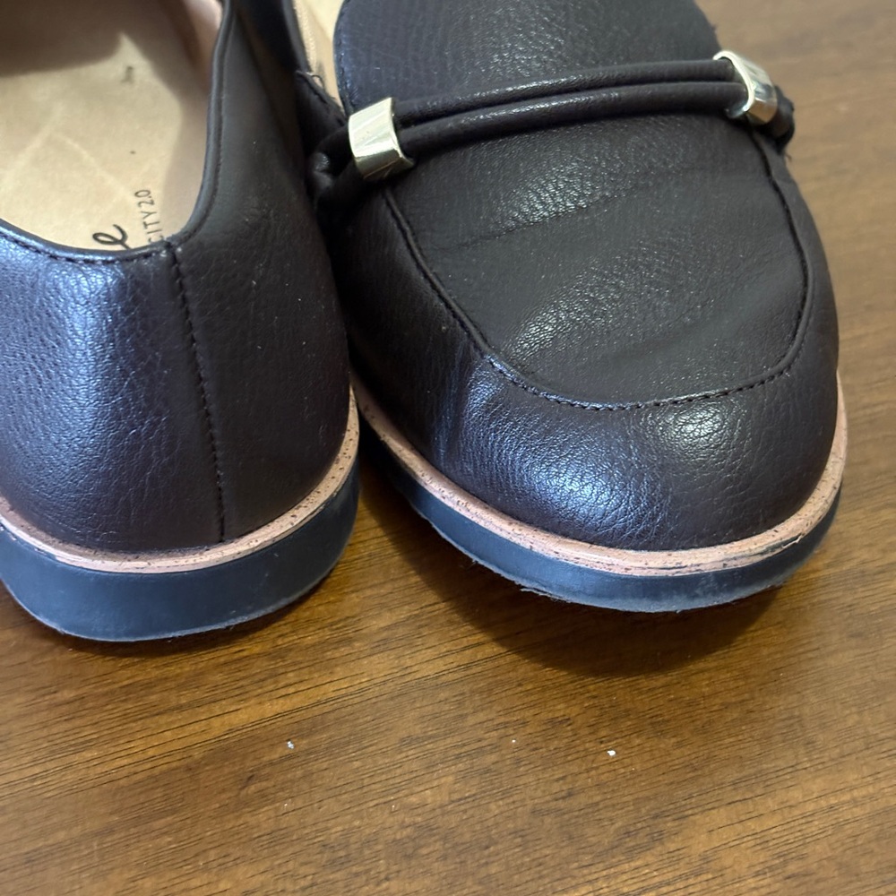 Life Stride Dark Brown Leather Flats - Picture 3 of 8